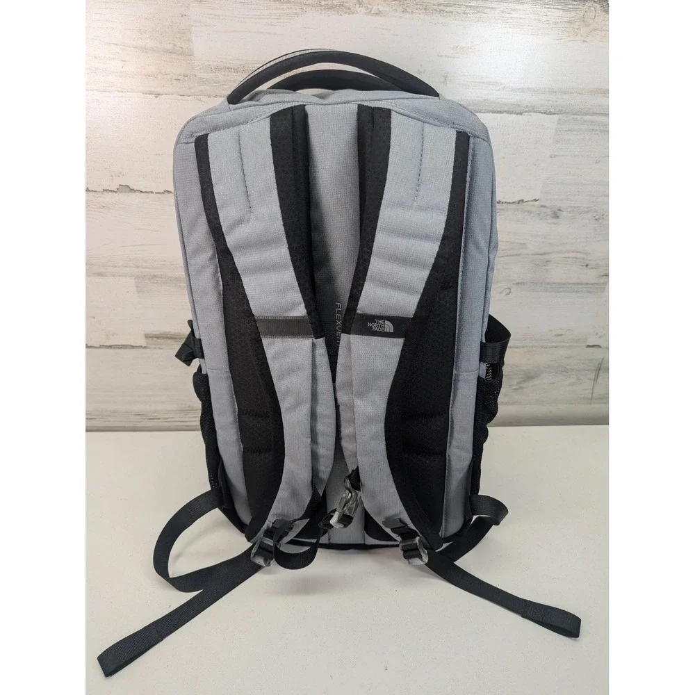 The North Face Dyno Backpack Gray‎ Black School Laptop Daypack